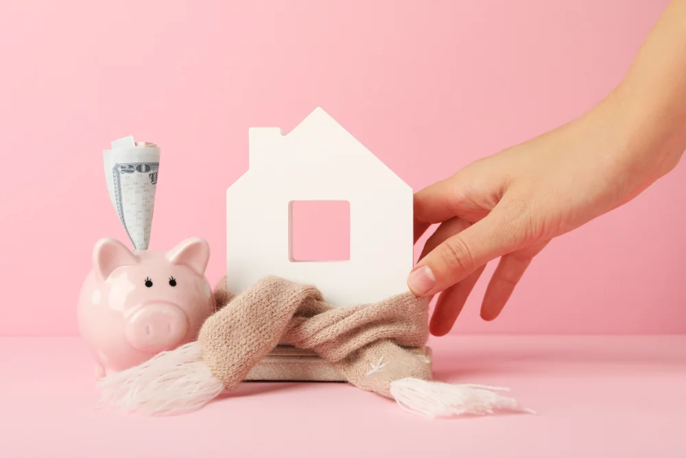 Heating efficiency savings concept