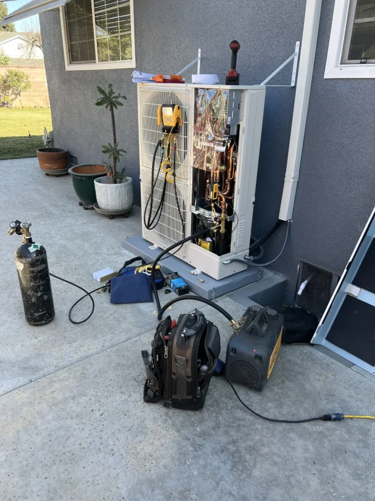 Hvac maintenance tools and equipment