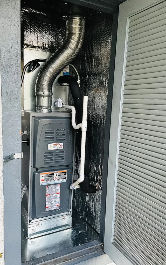 Recently installed furnace